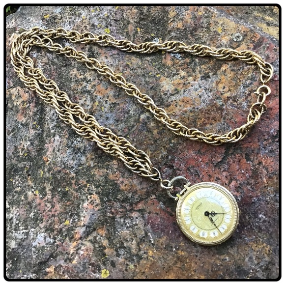 Vintage Norman DeLuxe watch necklace - Picture 3 of 6